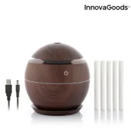 Zvlhčovač vzduchu Mini Aroma Diffuser Dark Walnut InnovaGoods