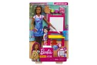 Barbie Povolání herní set Učitelka umění černoška, Mattel GJM30