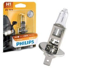 Autožárovka Philips Vision 12258PRB1 H1 P14,5s 12V 55W s homologací