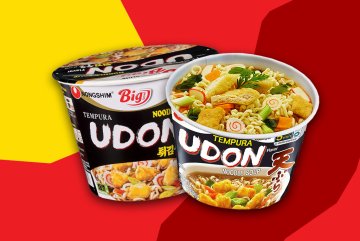 Tempura Udon Big Bowl instantní nudlová polévka, 111g NONGSHIM