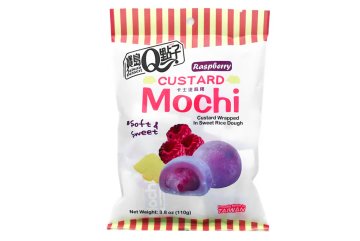 Mochi Q s příchutí krémových malin 110g