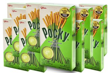 Pocky Matcha tyčinky 33g - Balení 10ks